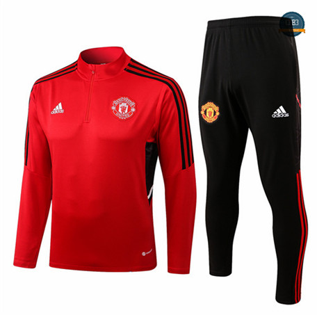 Cfb3 Camiseta Chándal Manchester United Equipación Rojo/Negro 2022/2023 C252