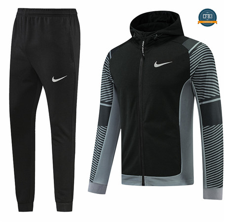 Cfb3 Camiseta Chaqueta Chándal Nike Equipación Negro/Gris 2022/2023 C025