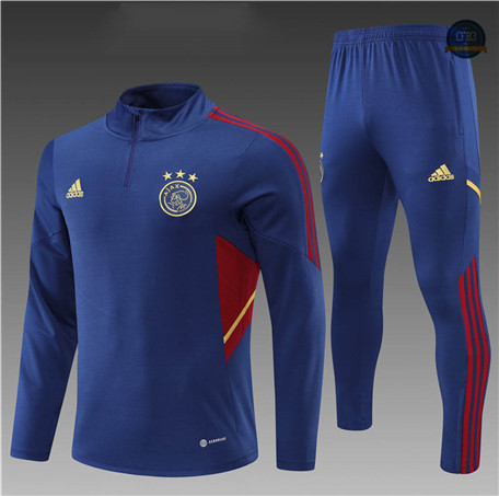 Cfb3 Camiseta Chándal Niños Ajax Equipación Azul Profundo 2022/2023 C290