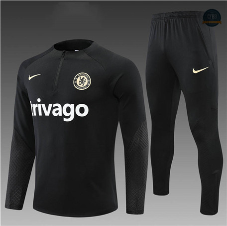 Cfb3 Camiseta Chándal Niños Chelsea Equipación Negro 2022/2023 C334