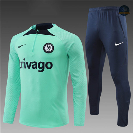 Cfb3 Camiseta Chándal Niños Player Chelsea Equipación Verde/Negro 2022/2023 C338