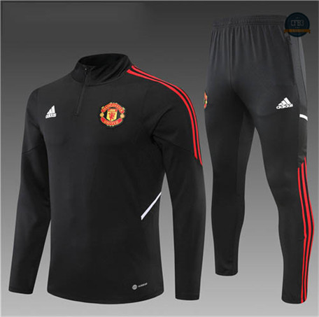 Cfb3 Camiseta Chándal Niños Manchester United Equipación Negro 2022/2023 C350