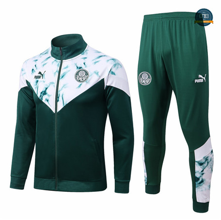 Cfb3 Camiseta Chaqueta Chándal Palmeiras Equipación Verde/Blanco 2022/2023 C038