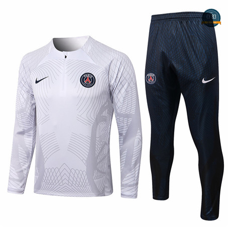 Cfb3 Camiseta Chándal Paris Paris Saint Germain Equipación Blanco/Azul Profundo 2022/2023 C131