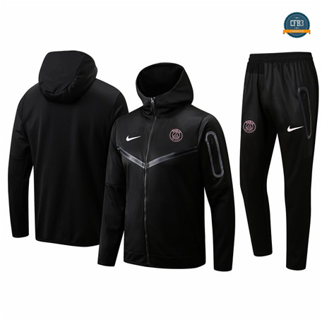 Cfb3 Camiseta Chaqueta Chándal Paris Paris Saint Germain Equipación Sombrero Negro 2022/2023 C149