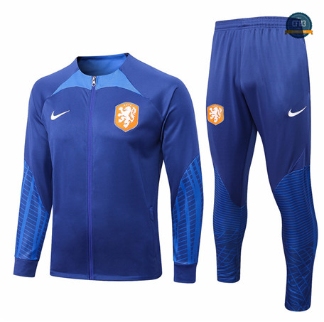 Cfb3 Camiseta Chaqueta Chándal Países Bajos Equipación Azul 2022/2023 C179