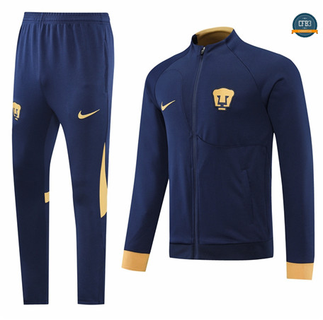 Cfb3 Camiseta Chaqueta Chándal Pumas UNAM Equipación Azul Profundo 2022/2023 C044