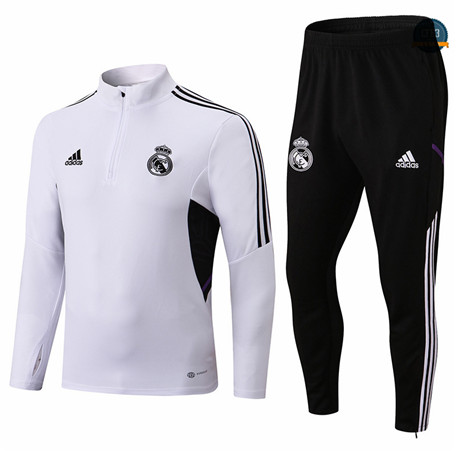 Cfb3 Camiseta Chándal Real Madrid Equipación Blanco/Negro 2022/2023 C091
