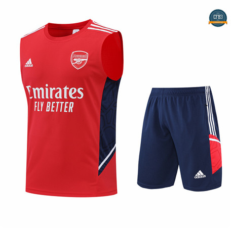 Cfb3 Camiseta Arsenal Chaleco Pantalones Equipación Rojo/Azul Profundo 2022/2023 C521