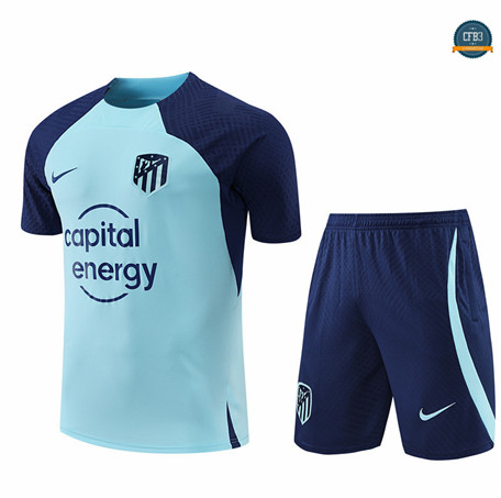 Cfb3 Camiseta Atletico Madrid + Pantalones Equipación Azul 2022/2023 C410
