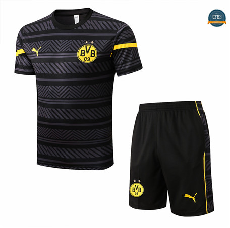 Cfb3 Camiseta Borussia Dortmund + Pantalones Equipación Negro 2022/2023 C404