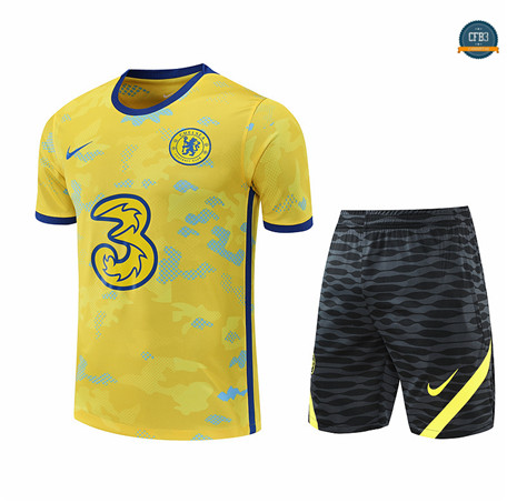 Cfb3 Camiseta Chelsea + Pantalones Equipación Amarillo 2022/2023 C534