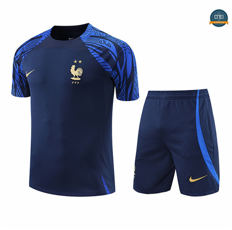 Cfb3 Camiseta Francia + Pantalones Equipación Azul Profundo 2022/2023 C504