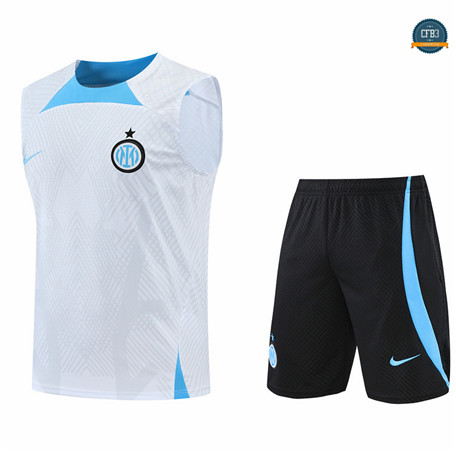 Cfb3 Camiseta Inter Milan Chaleco Pantalones Equipación Blanco 2022/2023 C579