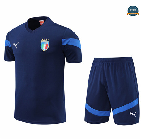 Cfb3 Camiseta Italia + Pantalones Equipación Azul Profundo 2022/2023 C512