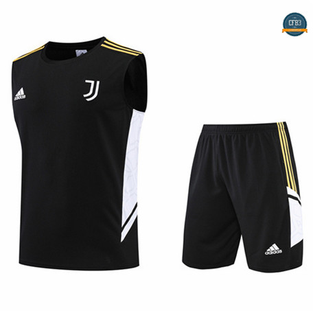Cfb3 Camiseta Juventus Chaleco Pantalones Equipación Negro 2022/2023 C591
