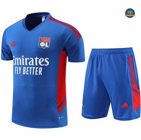 Cfb3 Camiseta Lyon + Pantalones Equipación Azul 2022/2023 C447