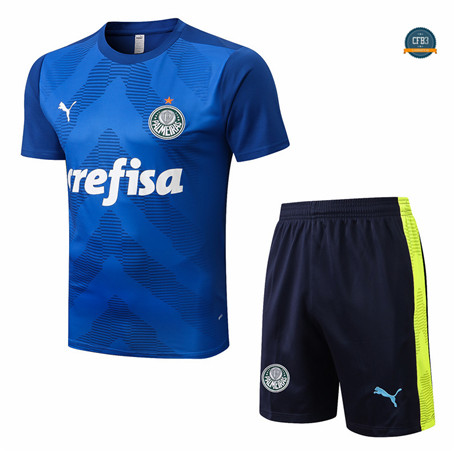 Cfb3 Camiseta Palmeiras + Pantalones Equipación Azul 2022/2023 C396