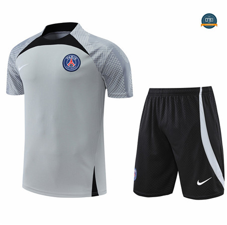 Cfb3 Camiseta Paris Paris Saint Germain + Pantalones Equipación Blanco/Azul Profundo 2022/2023 C479