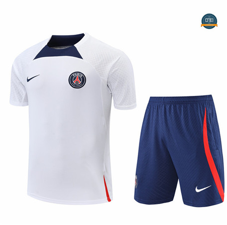 Cfb3 Camiseta Paris Paris Saint Germain + Pantalones Equipación Rojo/Azul 2022/2023 C483