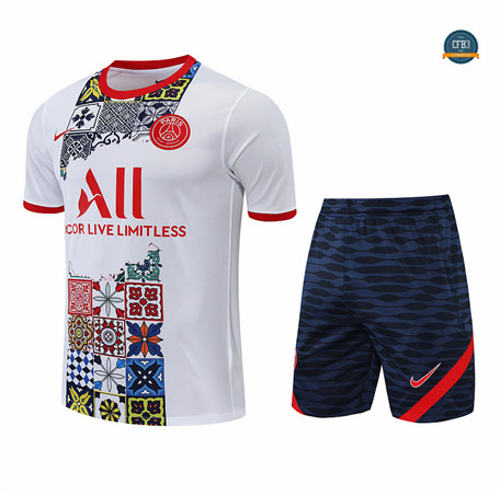 Cfb3 Camiseta Paris Paris Saint Germain + Pantalones Equipación Azul Profundo 2022/2023 C484