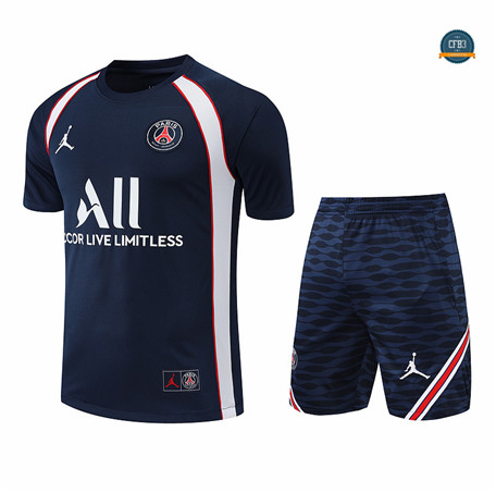 Cfb3 Camiseta Paris Paris Saint Germain + Pantalones Equipación Blanco/Azul Profundo 2022/2023 C485