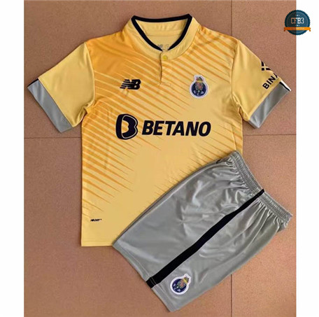 Cfb3 Camiseta FC Porto Enfant 2ª Equipación Amarillo 2022/2023 C792