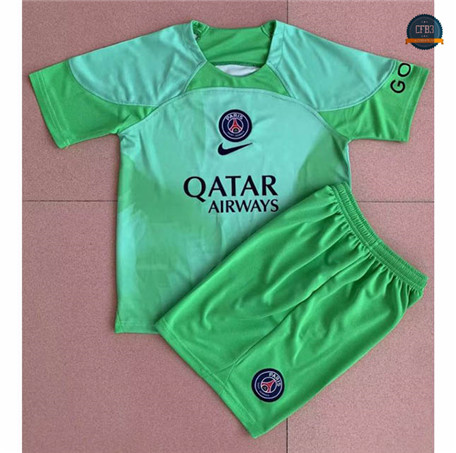 Cfb3 Camiseta Paris Saint Germain Enfant Portero Verde 2022/2023 C781