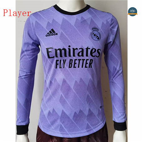 Cfb3 Camiseta Real Madrid Player 2ª Equipación Manga larga 2022/2023 C947