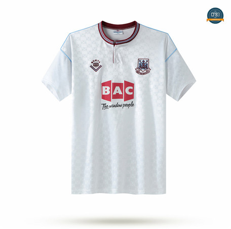 Cfb3 Camiseta Retro 1989-90 West Ham United 2ª Equipación C1035