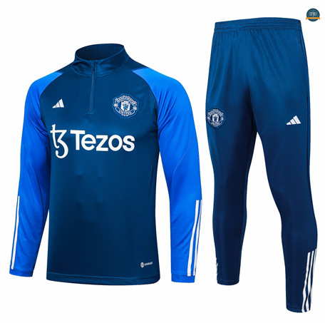 Nuevas Cfb3 Chándal Manchester United Equipación Azul Real 2023/2024