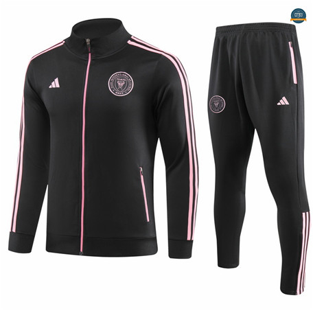 Nuevas Cfb3 Chaqueta Chándal Niño Inter Miami Equipación Negro 2023/2024