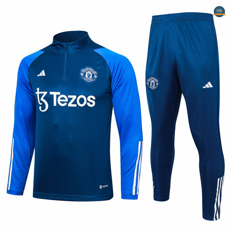 Crear Cfb3 Chándal Niño Manchester United Equipación Azul Real 2023/2024