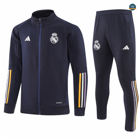 Outlet Cfb3 Chaqueta Chándal Niño Real Madrid Equipación Azul 2023/2024