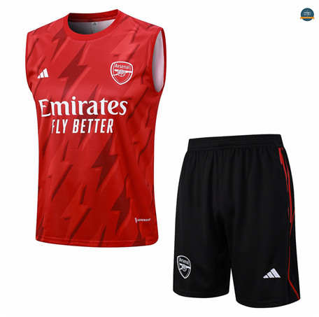 Buscar Cfb3 Camiseta Entrenamiento Arsenal Chaleco Pantalones Equipación Rojo 2023/2024