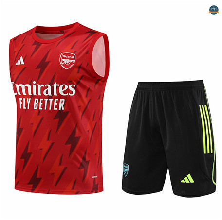 Crear Cfb3 Camiseta Entrenamiento Arsenal Chaleco Pantalones Equipación Rojo 2023/2024
