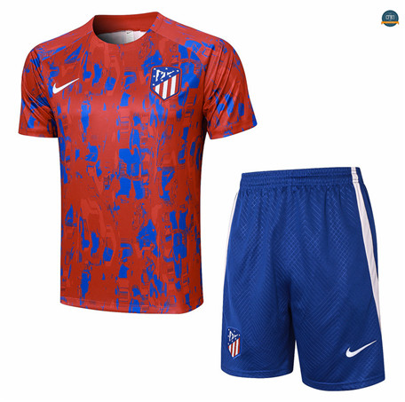 Crear Cfb3 Camiseta Entrenamiento Atletico Madrid + Pantalones Cortos Equipación Rojo 2023/2024