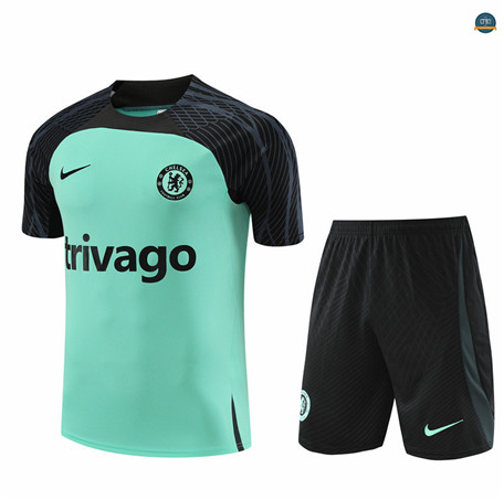 Crear Cfb3 Camiseta Entrenamiento Niño Chelsea + Pantalones Cortos Equipación Verde 2023/2024