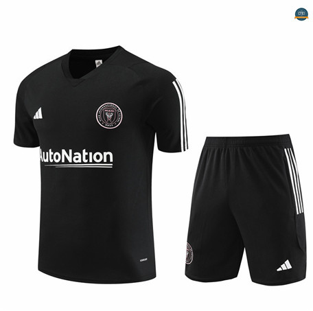 Outlet Cfb3 Camiseta Entrenamiento Inter Miami + Pantalones Cortos Equipación Negro 2023/2024