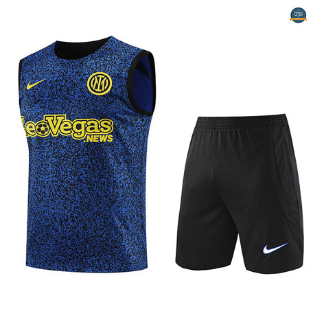 Crear Cfb3 Camiseta Entrenamiento Inter Milan Chaleco Pantalones Equipación Azul 2023/2024