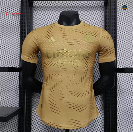 Cfb3 Camiseta Player Version Real Madrid Equipación Gold 2023/2024