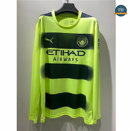 Cfb3 Camiseta Manchester City 3ª Equipación Manga larga 2022/2023