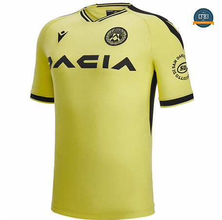 Cfb3 Camiseta Udinese Calcio Equipación Verde/Amarillo 2022/2023