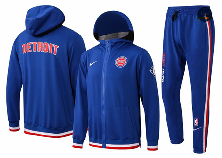 Tailandia Cfb3 Camiseta Chándal Detroit Pistons 2021/22 - 75th Anniv.