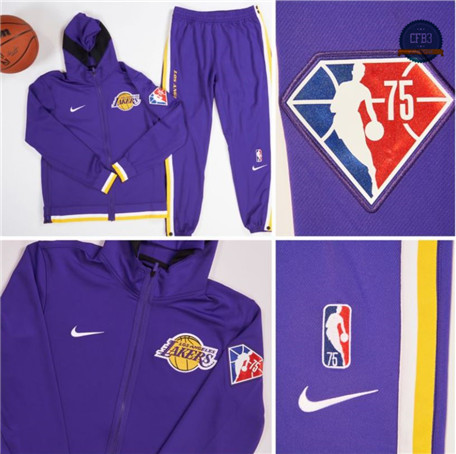 Replicas Cfb3 Camiseta Chándal Los Angeles Lakers 2021/22 - 75th Anniv.