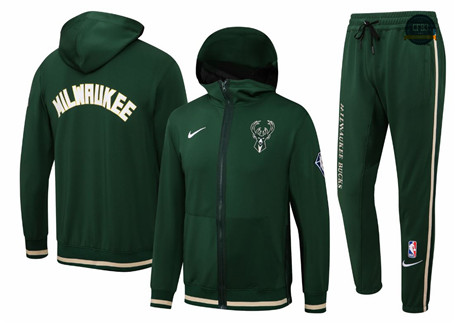 Replicas Cfb3 Camiseta Chándal Milwaukee Bucks 2021/22 - 75th Anniv.