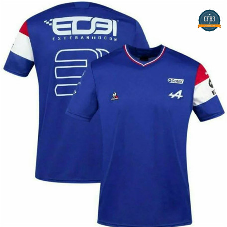 Replicas Cfb3 Camiseta Camiseta Alpine F1 Team 2022 - Esteban Ocon