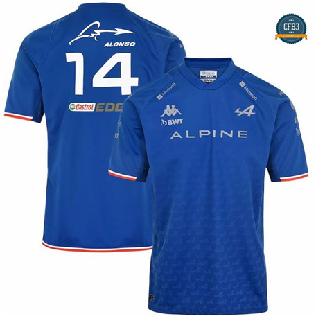Tailandia Cfb3 Camiseta Camiseta Alpine F1 Team 2022 - Fernando Alonso