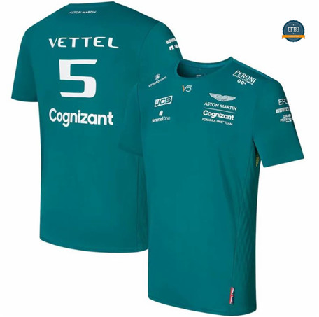 Nuevas Cfb3 Camiseta Camiseta Aston Martin F1 Cognizant 2022 - Sebastian Vettel