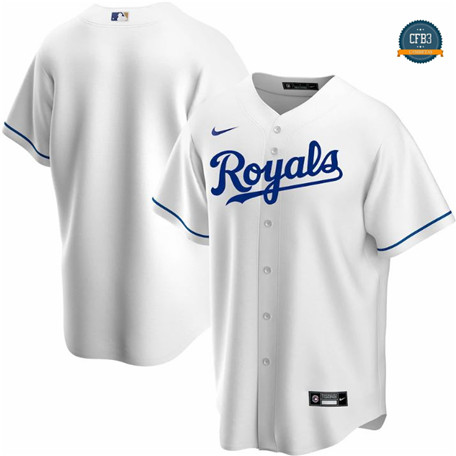 Tailandia Cfb3 Camiseta Kansas City Royals - Blanco